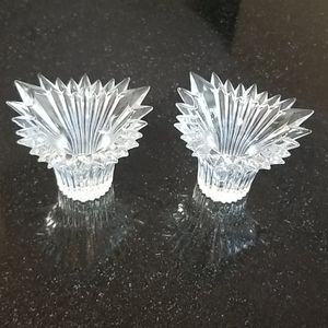 Crystal Candleholder Set